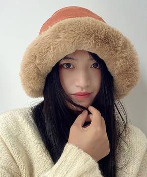 バケットハット レディース ファー帽子冬 送料無料 即日発送-7