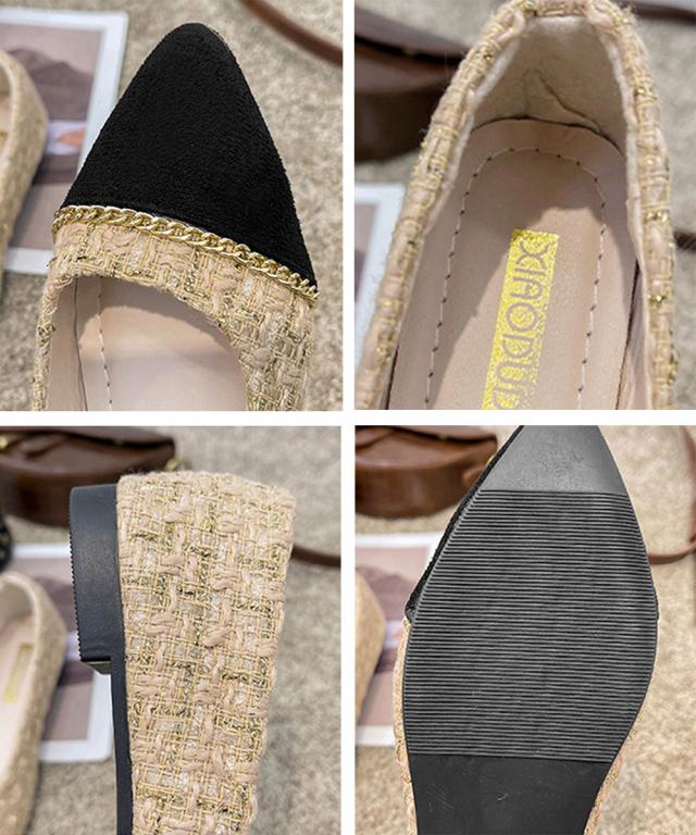 スエードパンプス ツイード風パンプス 送料無料 即日発送-3