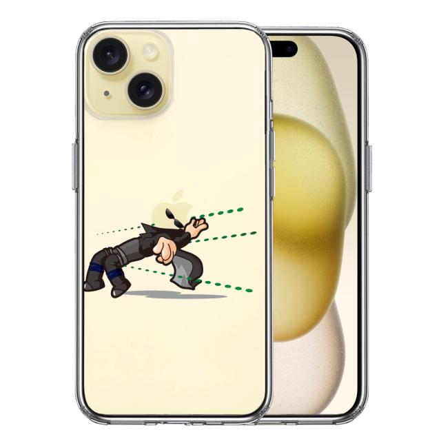 iPhone15Plus ケース クリア 映画パロディ MATRISK 2 スマホケース 側面ソフト 背面ハード ハイブリッド  送料無料-1