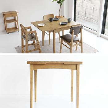 伸長式ダイニングテーブル RAT 3682NA Rasic Extension Dining Table 送料無料 即日発送-16