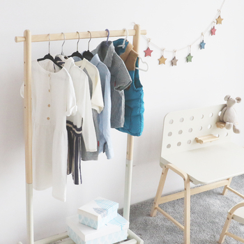 キッズハンガーラック 子供の目線に合わせて高さ調節ができるハンガーラック ILH 3685 Kids Hanger Rack mill 送料無料 即日発送-9