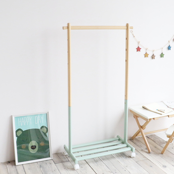 キッズハンガーラック 子供の目線に合わせて高さ調節ができるハンガーラック ILH 3685 Kids Hanger Rack mill 送料無料 即日発送-1