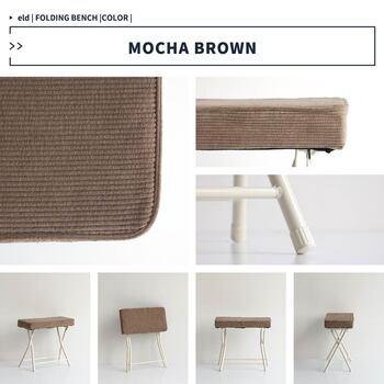 ベンチ　抜け感のあるお洒落な折りたたみ式の玄関ベンチ。 ILC 3570 Folding Bench eld 送料無料 即日発送-15