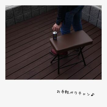 ベンチ　抜け感のあるお洒落な折りたたみ式の玄関ベンチ。 ILC 3570 Folding Bench eld 送料無料 即日発送-2