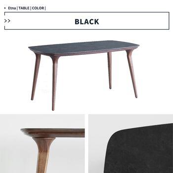 ダイニングテーブル　スタイリッシュなセラミックで憧れのホテルライク　ETT 3587 Etna ダイニングテーブル1400 送料無料 即日発送-17