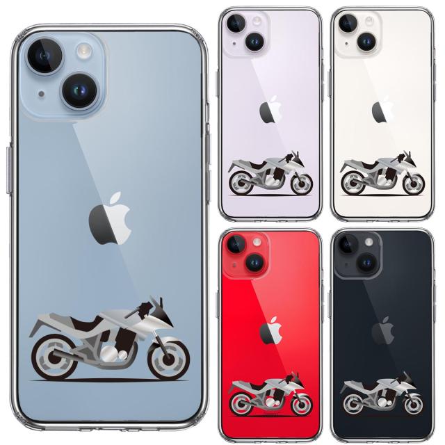 iPhone14Plus ケース クリア バイク スーパースポーツ タイプ スマホケース 側面ソフト 背面ハード ハイブリッド  送料無料-1