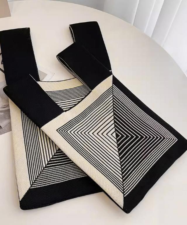 マルシェバッグ ニットバッグ ミニトート 送料無料 即日発送-5