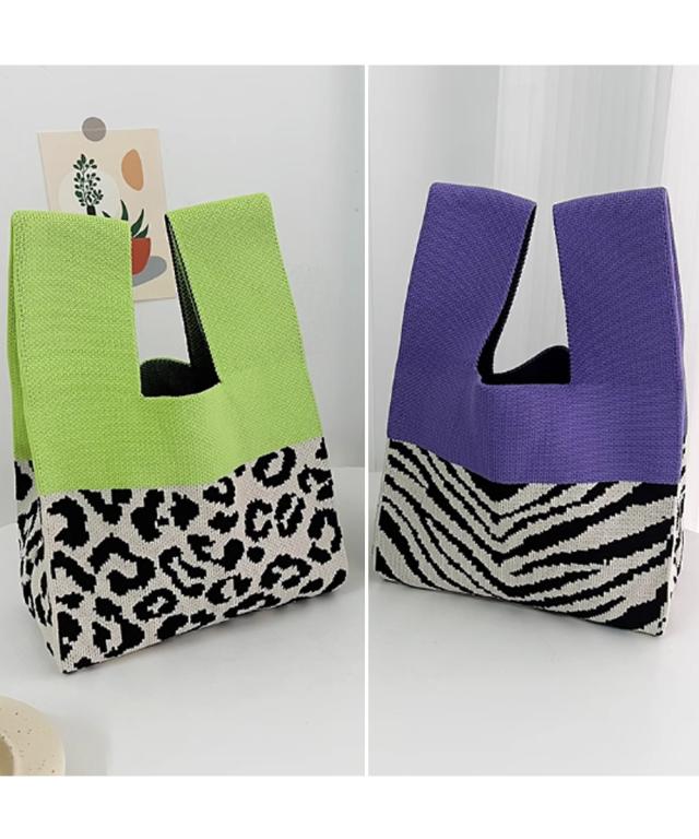 マルシェバッグ ニットバッグ ミニトート 送料無料 即日発送-6