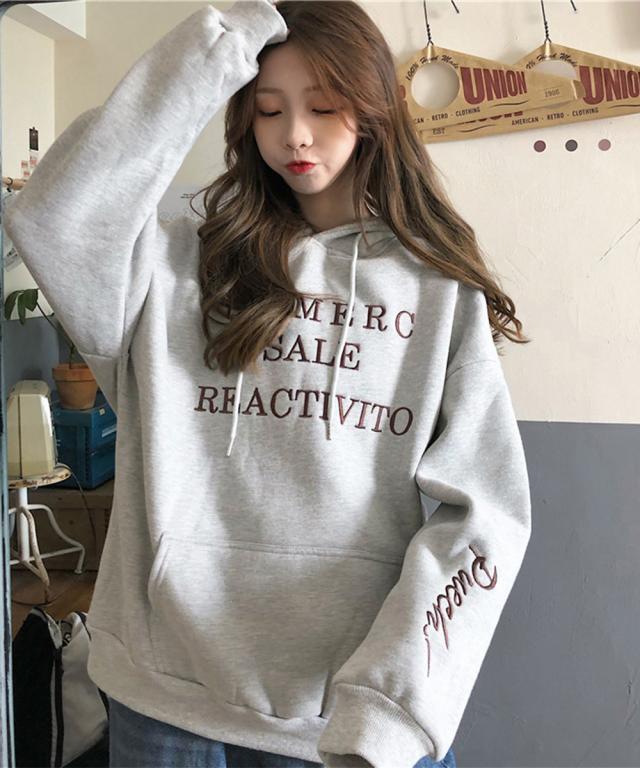 裏起毛パーカー トレーナー秋冬スウェット 送料無料 即日発送-4