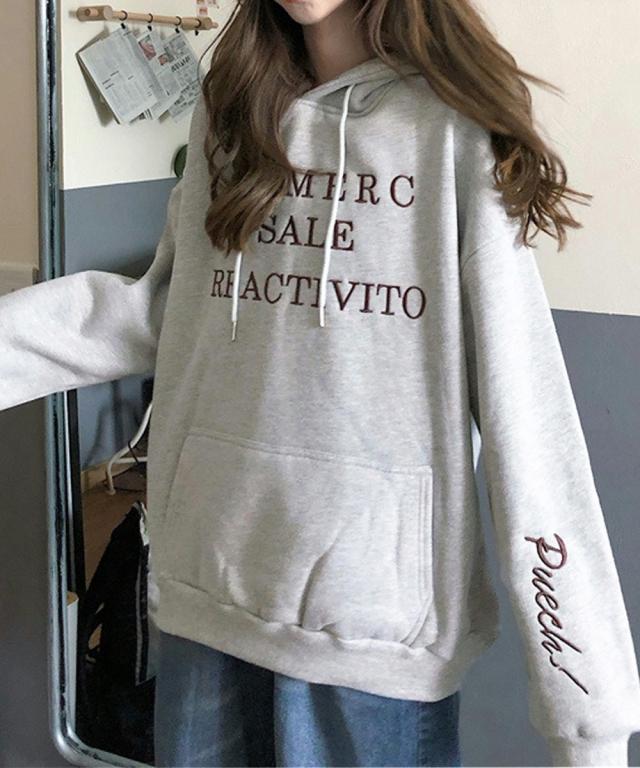 裏起毛パーカー トレーナー秋冬スウェット 送料無料 即日発送-5