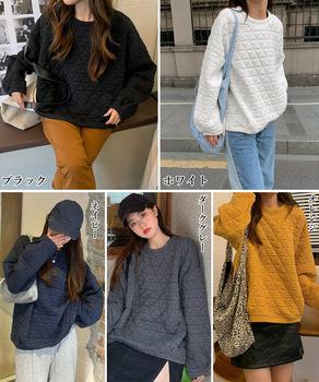 キルティングトレーナー レディース 送料無料 即日発送-1