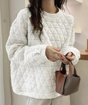 キルティングトレーナー レディース 送料無料 即日発送-4