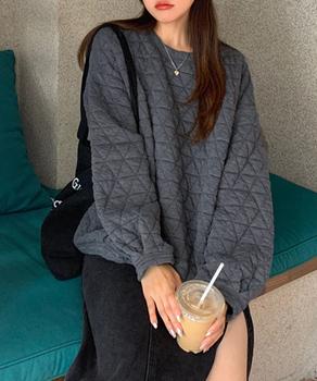 キルティングトレーナー レディース 送料無料 即日発送-5