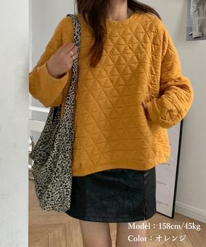 キルティングトレーナー レディース 送料無料 即日発送-6