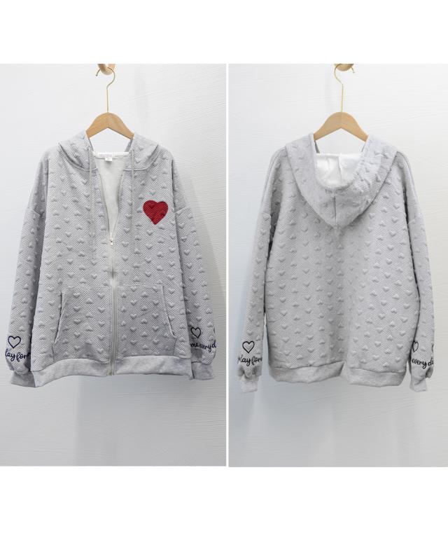 ジップパーカーレディース 春秋スウェット 送料無料 即日発送-2