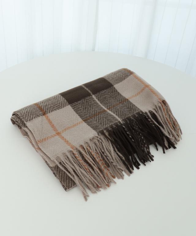 ストール 大判 マフラー チェック柄 送料無料 即日発送-8