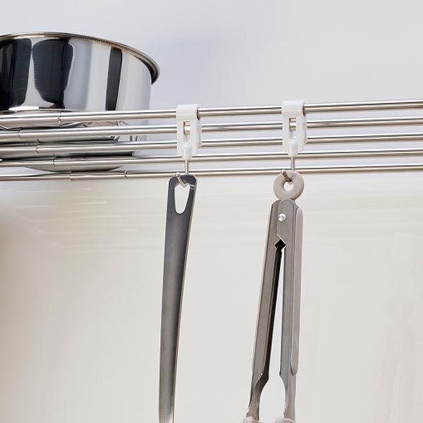 パイプ棚ツールフック 8個セット 送料無料 即日発送-1