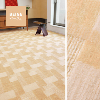 カーペット 敷き詰めカーペット 江戸間10帖 レトロ可愛いタフト 抗菌 日本製 バール 5カラー＆江戸間 送料無料-7