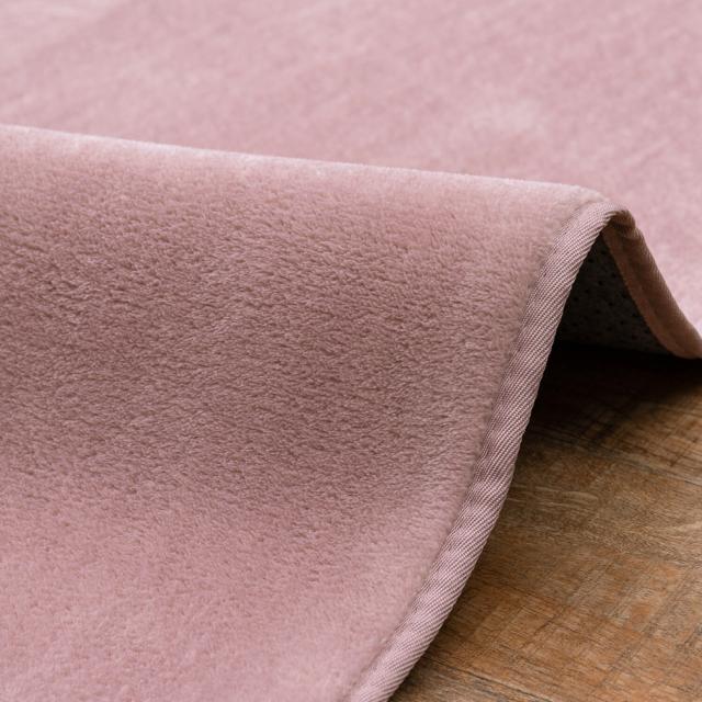 ラグ 洗濯機で洗えるラグ 約185×185cm ウレタン3mm 滑りにくい加工 メレンゲタッチラグ 4色 送料無料-12