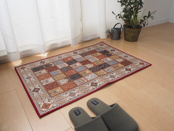 玄関マット 約60×90cm 洗濯機OK 滑り止め 撥水加工付き トロワ 送料無料-1