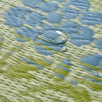 PP柄上敷き 本間8帖 水洗いOK 日本アトピー協会推薦品 日本製 ＃110 ムスビ 花柄 和テイスト 送料無料-8