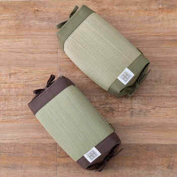 国産 い草 小枕 高さ調整できる 吉備 ブラウン 約24X11X11cm 送料無料-5