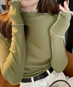 パイピングトップス ヒートインナー微起毛 送料無料 即日発送-7