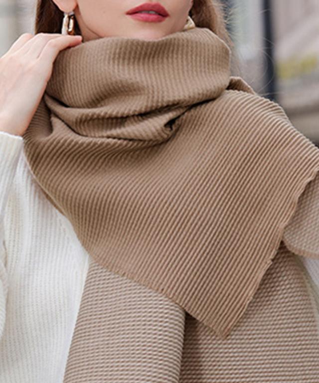 リバーシブルマフラー 配色 大判ストール 送料無料 即日発送-5