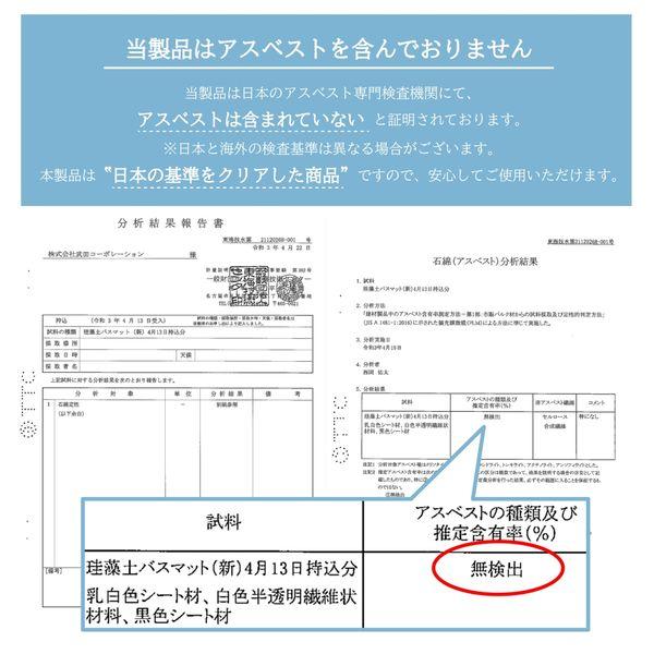 珪藻土配合柔らかバスマットブルー 2個セット 送料無料 即日発送-4