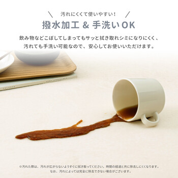 ラグ 洗える低反発ラグ 直径約185cm ウレタン20mm 撥水 滑りにくい加工 メレンゲタッチラグ 4色 送料無料-4