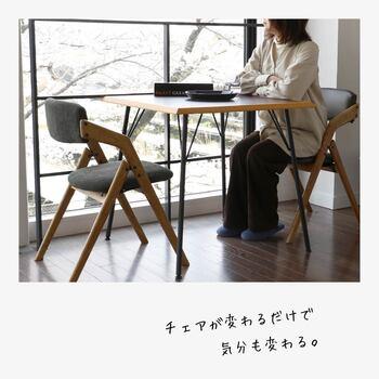 折りたたみ機能付きダイニングチェア。 CH 3646 Dining Chair folding butler 送料無料 即日発送-1