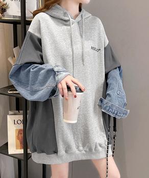 ドッキングパーカー フード付きトレーナー 送料無料 即日発送-5