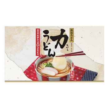 力うどん 讃岐うどん12束 めんつゆ6個 丸もち6個 送料無料-1