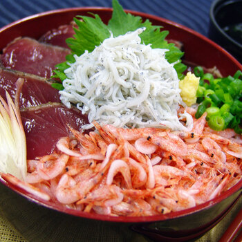 石原水産 静岡県産 鰹たたき＆桜えび＆しらすセット 送料無料-2
