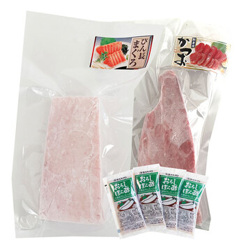 静岡 一本釣りびん長鰹尽くし 送料無料-1