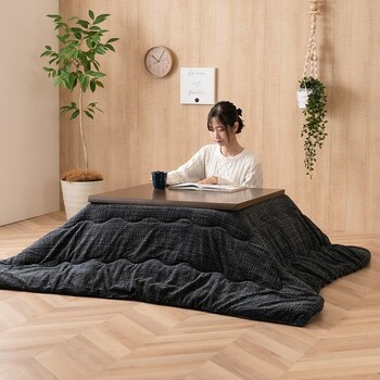 こたつ布団 約190×190 おしゃれ モダン クローム 送料無料-8