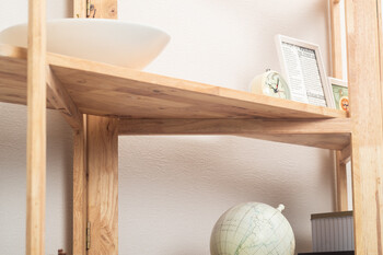 動きのあるデザインが魅力なシェルフ NATURAL SIGNATURE ジグザクシェルフ 送料無料-6