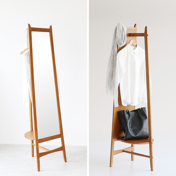 ミラーハンガー　レトロモダンな雰囲気を味わえるミラーハンガー M 3714 Mirror Hanger charl　ブラウン 送料無料 即日発送-11