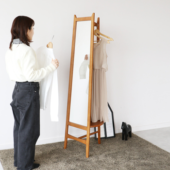 ミラーハンガー　レトロモダンな雰囲気を味わえるミラーハンガー M 3714 Mirror Hanger charl　ブラウン 送料無料 即日発送-12