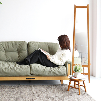 ミラーハンガー　レトロモダンな雰囲気を味わえるミラーハンガー M 3714 Mirror Hanger charl　ブラウン 送料無料 即日発送-7