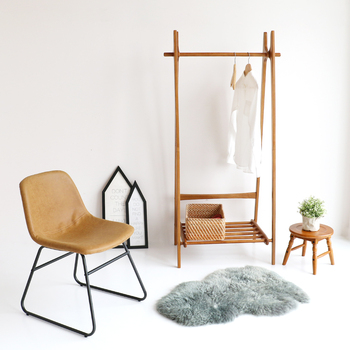 ハンガーラック レトロモダンな雰囲気を味わえるハンガーラック　H 3713 Folding Hanger Rack ape 送料無料 即日発送-3