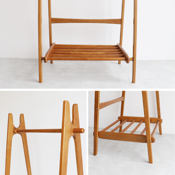 ハンガーラック レトロモダンな雰囲気を味わえるハンガーラック　H 3713 Folding Hanger Rack ape 送料無料 即日発送-8