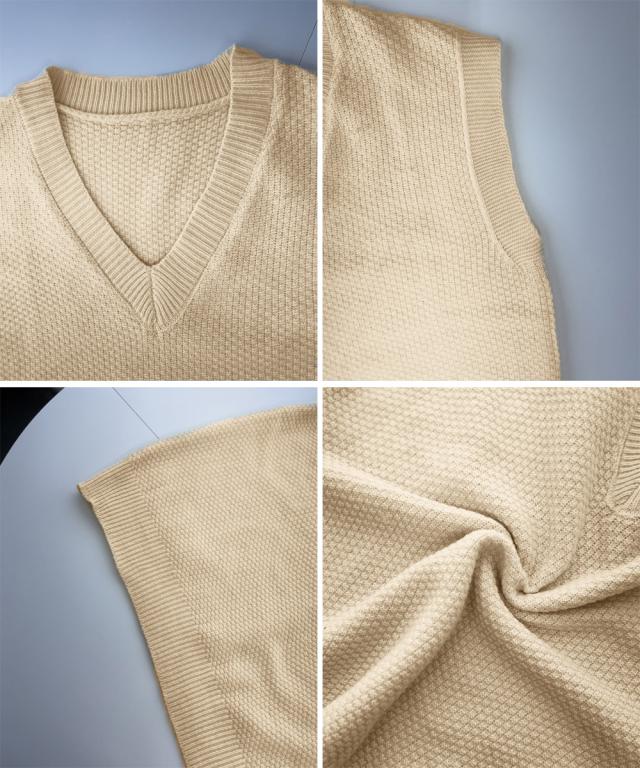 ニットベスト レディースチョッキ 重ね着 SK20452487-2382 送料無料 即日発送-2