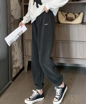 フリースパンツ 暖かいルームウェアパンツ 送料無料 即日発送-3