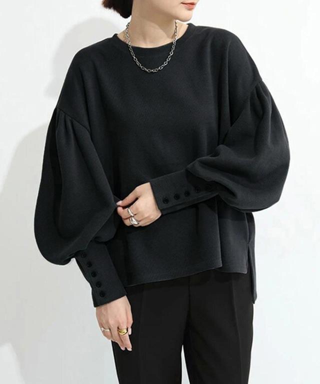 ボリューム袖 スウェット レディース長袖 送料無料 即日発送-4