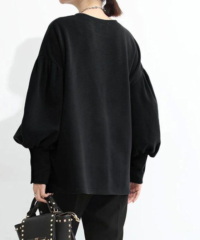 ボリューム袖 スウェット レディース長袖 送料無料 即日発送-5