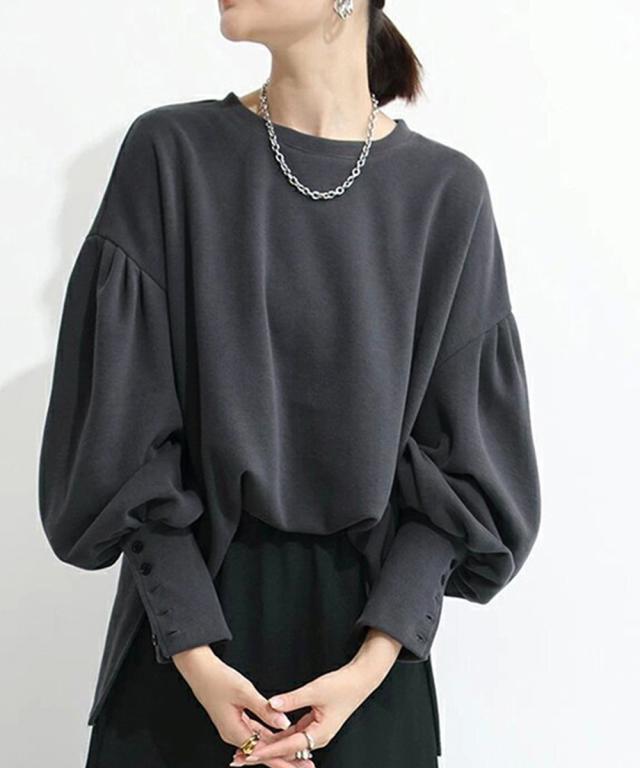 ボリューム袖 スウェット レディース長袖 送料無料 即日発送-6