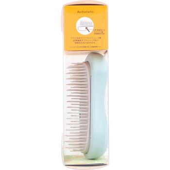 ハニー成分配合 静電気除去 ハニービーンズ ヘアケアブラシ グリーン HO100G 3個セット 送料無料-3