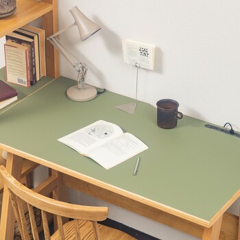 幅100cm 天然の抗菌作用 リノリウム天板の学習デスク リノ ピスタチオグリーン 送料無料-11