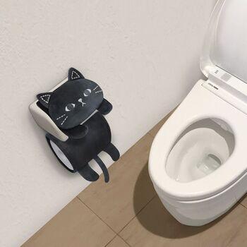 ねこのトイレロールペーパーホルダーミミック 送料無料 即日発送-1